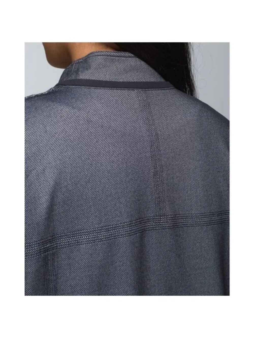 LULULEMON Cocoon Car Coat Size Small Black / Coco Pique Black - Picture 7 of 12